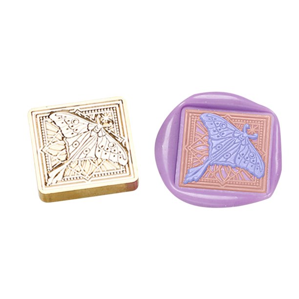 Sello De Cabeza De Cobre Cabeza de cobre con forma especial, cabeza de cera esmaltada clásica Vintage para álbum de recortes de regalo Tmvgtek Libre de BPA