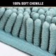 thumbnail image 2 of Alfombras grises para baño, antideslizantes, de chenilla, alfombra de baño extrasuave y absorbente para cuarto de ducha, lavable a máquina, secado rápido (gris, 17 x 24 pulgadas) MFZFUKR CJWUS-4390, 2 of 7