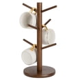 thumbnail image 1 of Soporte para tazas Tree MyLifeUnit, soporte para tazas de café, madera marrón, 1 of 7