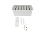thumbnail image 2 of Conjunto de hidropónico para interiores, 24 sitios, caja de para interior, conjunto hidropónico para sitio de planta, cajas de Gris, 2 of 8