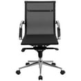 thumbnail image 5 of Flash Furniture Mid-Back Black Mesh Executive Swivel Office Chair with Synchro-Tilt Mechanism, 5 of 6