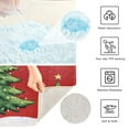 thumbnail image 6 of IAUYY Set of 2 Inch Bath Mat Thick Soft Plush Shower Mat TPR Backing Material Non Slip Bath Mats for Bathroom for Tub Shower Hotel Small Christmas Tree, 6 of 9