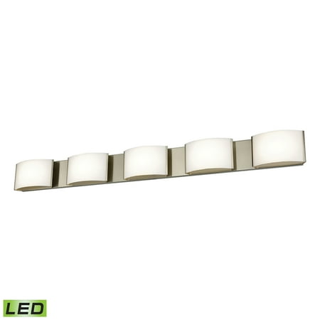 

Elk Home Pandora 44 Wide 5-Light Vanity Light - Satin Nickel