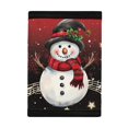 thumbnail image 3 of Uourmeti Christmas Trifold Card Wallet Featuring Music Snowflake, Lightweight Polyester Kids Wallet for School and Outdoor Sports, 3 of 6