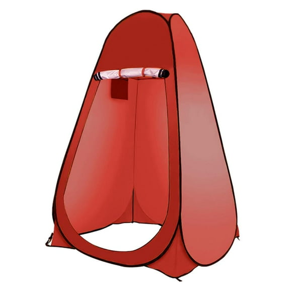 Toldo Anti-s Macarena 1 persona privacidad automática al aire de baño móvil Senderismo Mochilero rojo
