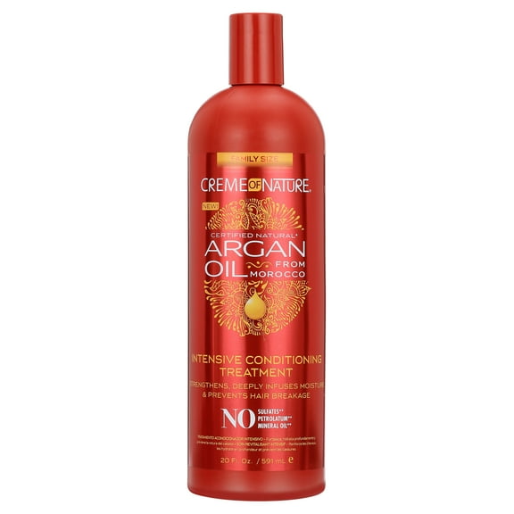 Creme of Nature Intensive Conditioning Treatment With Argan Oil From Morocco, 20 oz