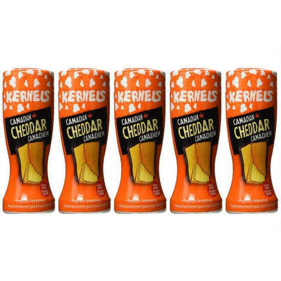 Kernels Popcorn Seasoning Canadian Cheddar 100g/3.5 oz., (5pk) (Canadian)