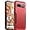 Red, variant on for Google Pixel 8a Case, [Dual Layer Shockproof] Rugged Pixel 8a Case with [Tempered Glass Screen Protector][10FT  Grade][Heavy Duty Protection] Google Pixel 8a Phone Case (Red)