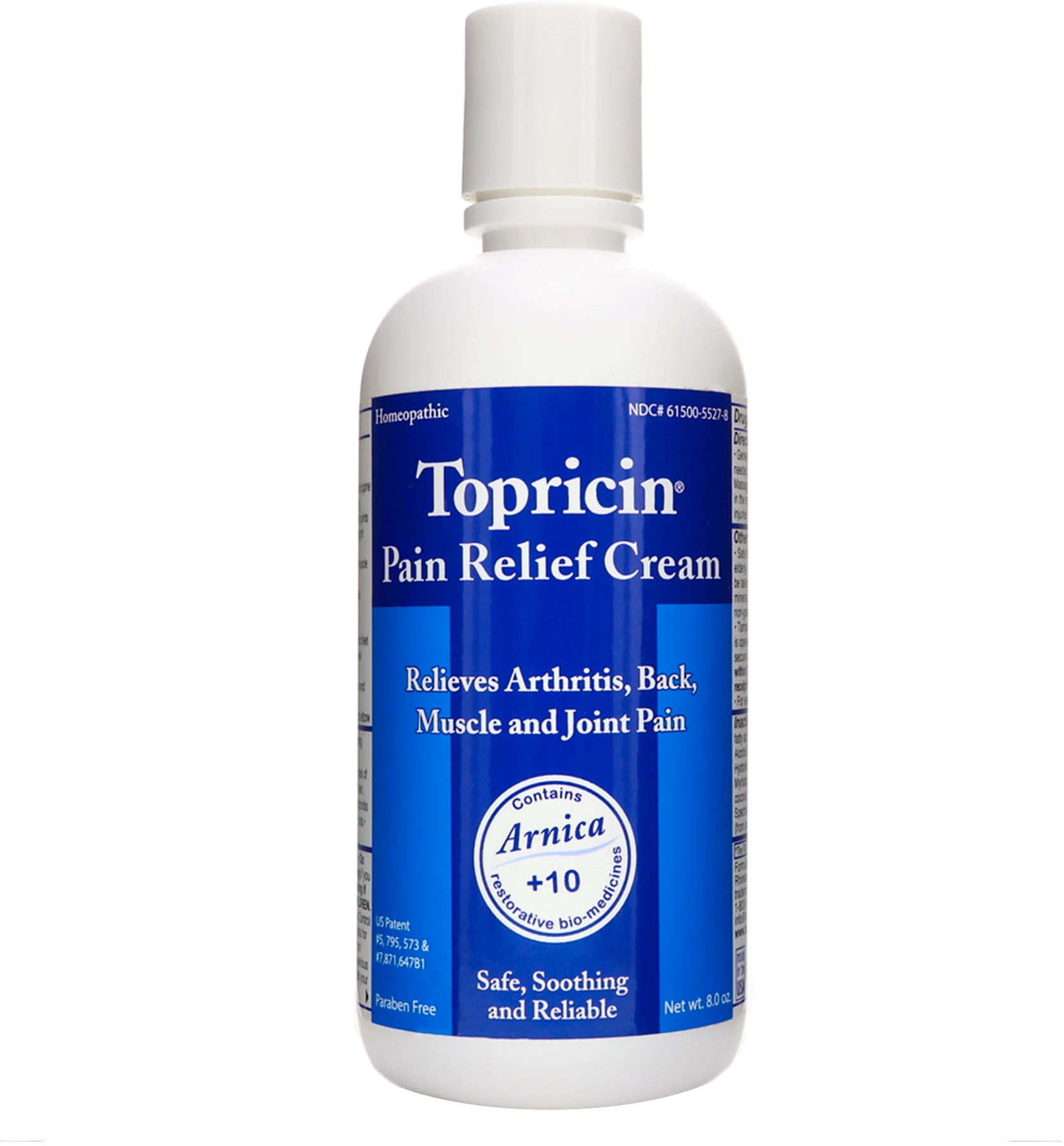 Topricin Pain Relief and Healing Cream 8 oz (Pack of 3)