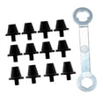 thumbnail image 3 of 12 x Clavos para zapatos de fútbol Zulema Tacos M5 Negro con llave, 3 of 8