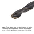 thumbnail image 4 of Uxcell High Speed Steel Twist Drill Bit, 9mm Drilling Dia. with 1/4 Inch Hex Shank 125mm Length, 4 of 4
