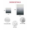 thumbnail image 7 of Grey Coastal Wave Kitchen Dish Towels for Drying Dishes Set of 4, Summer Ocean Nautical Beach Ombre Waffle Weave Microfiber Hand Tea Bathroom Towels Quick Dry & Absorbent Towel 15.7x23.6, 7 of 7
