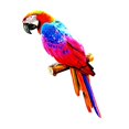 thumbnail image 4 of Colorful Artificial Parrots Figurines Miniature Pendant Hanging Bird Model Animal Sculpture Photo Props for Garden Wedding D, 4 of 7