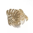 thumbnail image 4 of GKNET 20X Raw Brass Textured Monstera Plant Leaf Earrings Charms Pendant For Jewelry-Textured Monstera, 4 of 7