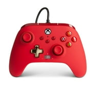 Refurbished PowerA 1518810-01 Enhanced Wired Controller for Xbox - Red