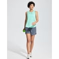 thumbnail image 5 of Baleaf Workout Tank Tops for Women Sleeveless Running Shirts Activewear Gym Yoga Tops Green Size S, 5 of 7