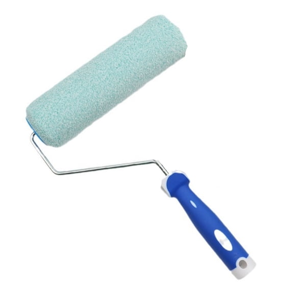 COOLHOOD 9inch Textured Microfiber Roller 12/7mm Fluff Fiber Roller For Precise Latex Paint Distribution On Wall