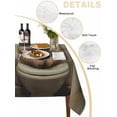 thumbnail image 3 of Bathroom Sloth Tablecloth Square Table Cloth 54x54, Waterproof Outdoor Table Cloth Covers Decorative Table Protector, Toilet Animals Vintage Washable Table Cover for Kitchen Dinning Party, 3 of 8