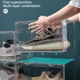 thumbnail image 3 of YAOMOBB Shoe Rack Stand Breathable Ventilation Shoe Organizer Multifunctional Stackable Design Transparent Keep Tidy Shoe Rack, 3 of 6