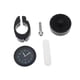 thumbnail image 3 of Reloj de montaje en el manillar de la motocicleta, reloj de reloj, reloj de tablero de tablero de scooter universal ajustable negro, 3 of 8