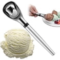 thumbnail image 1 of Cuchara para Helado JanHm Cuchara de Acero Inoxidable Anticongelante con Forma de Fruta, 1 of 4