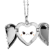 thumbnail image 1 of Precioso Kaomoji infeliz expresión Alas de ángel collar colgante regalo de moda Unbranded M, 1 of 3