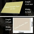 thumbnail image 2 of Tattoo practice skin and transfer paper,Tattoo fake skin and tattoo tracing paper kit including double-sided skin and tattoo template paper, 2 of 7
