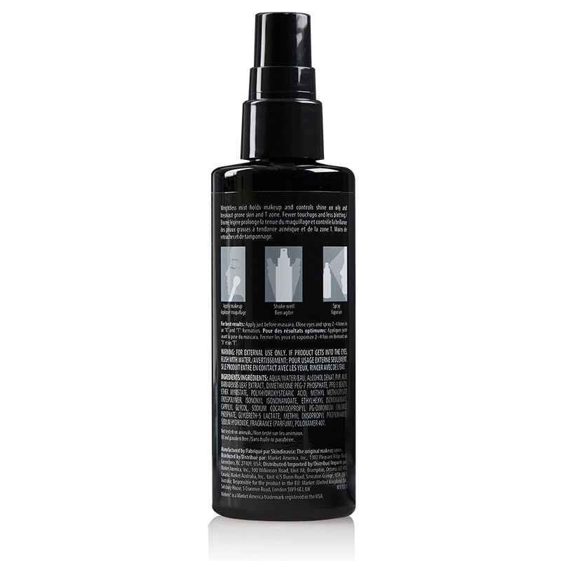 Motives No More Shine Makeup Setting Spray, 4 fl oz, Long-Lasting Oil Control Mist for Matte Finish & Shine-Free Makeup Hold