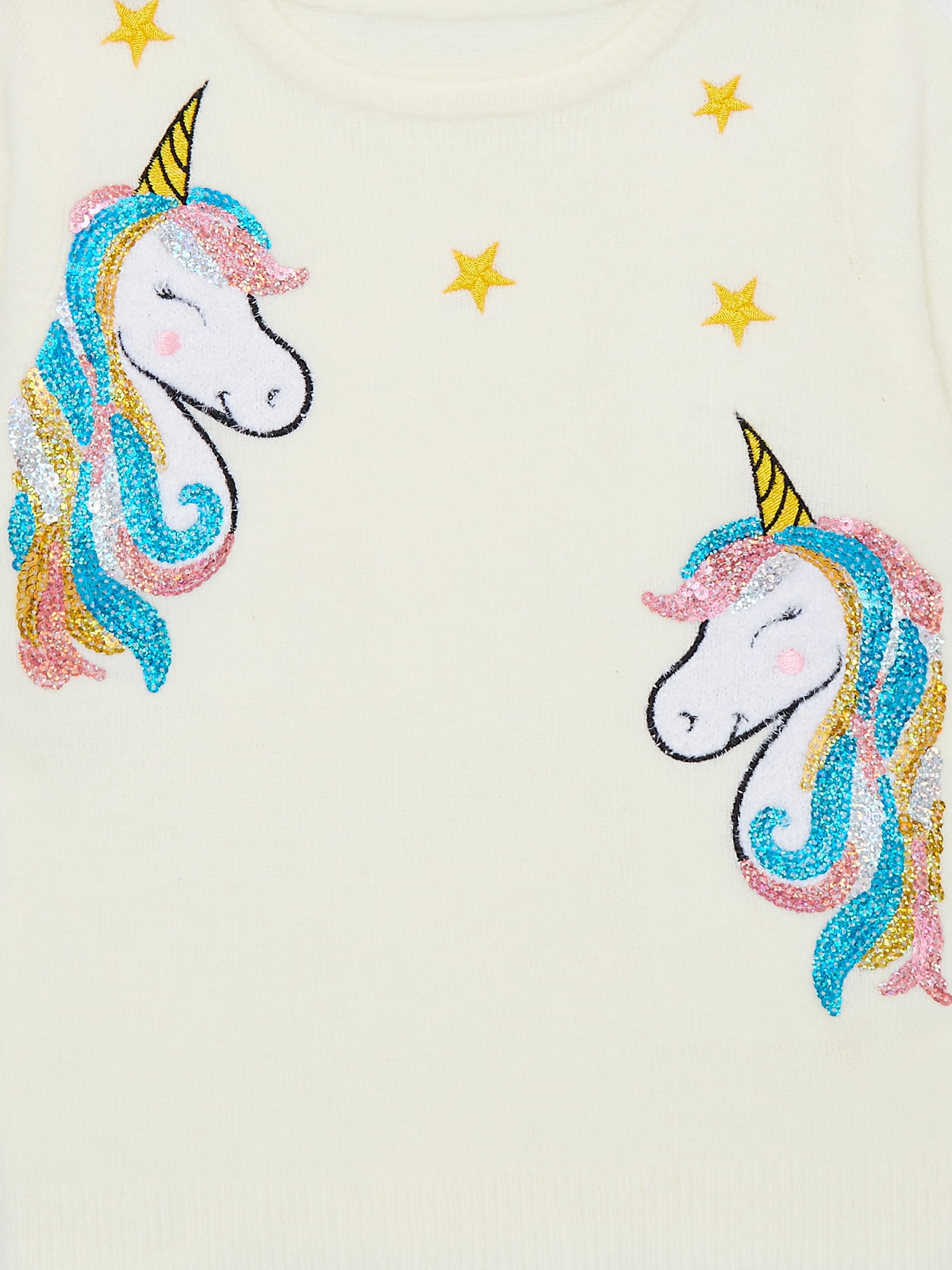 Nik and Leksi Girls Unicorn and Stars, Sizes 4-16