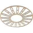 thumbnail image 2 of 34"OD x 12 3/8"ID x 3/8"T Hale Wood Fretwork Pierced Ceiling Medallion, Alder, 2 of 3