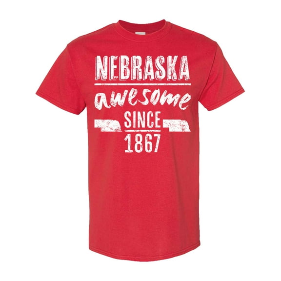 Inktastic Nebraska Awesome Since 1867 T-Shirt