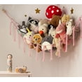 thumbnail image 5 of Large Stuffed Animal Storage Hammock Corner Net - Pink Room Decor for Teen Girls - Toys Storage Hanging Stuff Animal Organizer Holder Cute Stuff - Boho Nursery Dorm Bedoom Decor Aesthetic1, 5 of 6