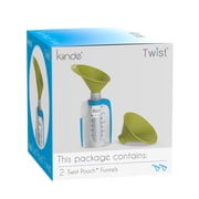 مجموعة قمع Kiinde Twist Pouch و Foodii System من قطعتين