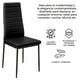 thumbnail image 2 of Set De 4 Sillas Comedor Minimalista Moderno Respaldo Alto, 2 of 6