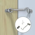 thumbnail image 2 of Pestillo de puerta de acero inoxidable Zulema Pestillo de ojo de gancho, 2 of 8