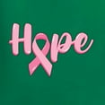 thumbnail image 5 of Wild Bobby, Hope Pink Ribbon Support Brave Fight, Breast Cancer Awareness, Unisex Graphic Hoodie Sweatshirt, Kelly, X-Large, 5 of 5