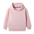 thumbnail image 5 of zbxnLI Kid's Hooded Sweatshirts Cotton Long Sleeve Pullover Sweatshirt Fall Basic Loose Comfortable Casual Tops, 5 of 6