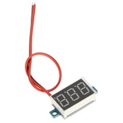 Voltmètre Numérique, Protection Contre Les Inversions De Connexion LED Voltmètre Numérique Précision De Mesure élevée Pour La Mesure De Tension Bleu
