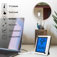 thumbnail image 4 of Wireless Indoor Outdoor Digital Hygrometer Thermometer Large LCD Display Touch Screen Weather Station Hygrothermograph with, 4 of 8
