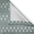 thumbnail image 3 of Ambesonne Spring Kitchen Curtains, Rococo Influences Essence, 55"x39", Pale Sage Green White, 3 of 3