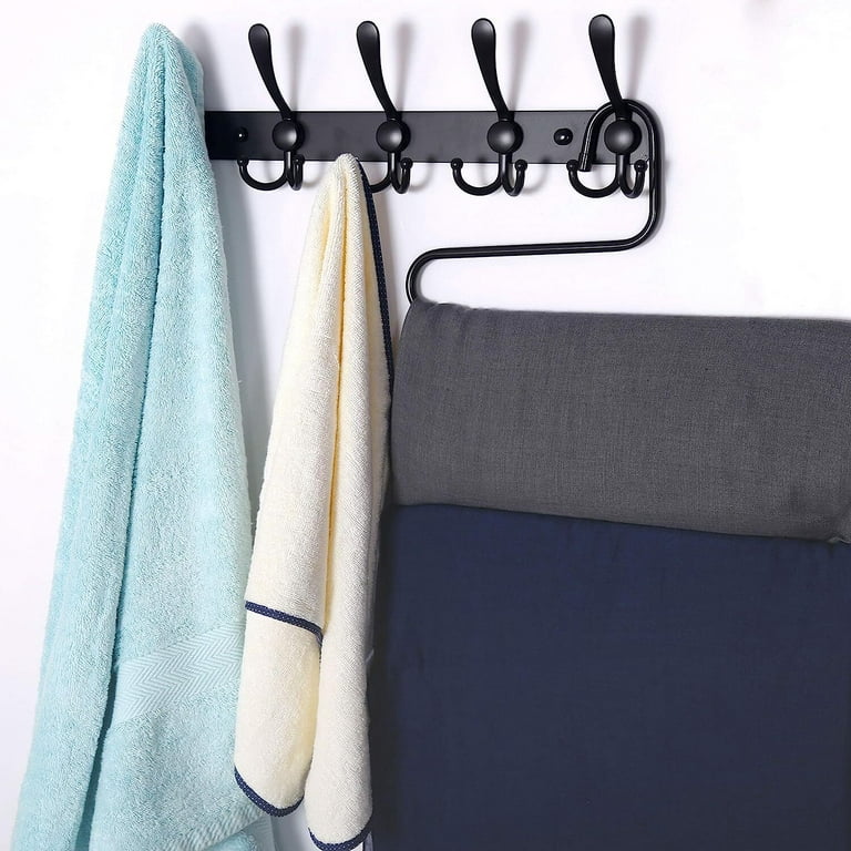 Optish Coat Rack Wall Mount, Entryway Coat Hooks Wall Mounted, Heavy Duty  Coat Hangers for Wall with 12 Hooks to Hang Coats, Jacket, Hat, Towel and  Purse 
