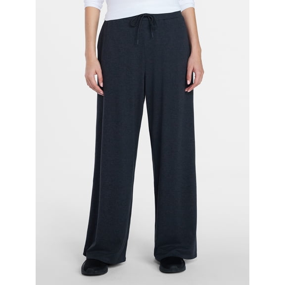 Athletic Works Women's and Women's Plus ButterCore Lightweight Wide Leg Pants, Sizes XS-4X