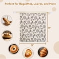 thumbnail image 3 of Greenpod Reusable Beeswax Bread Bags for Freezer & Refrigerator, 17"×13" Natural Beeswax-Lined Cotton Storage Bags Airtight Freshness Keeper for Homemade, Bakery Essentials (2 Pack), 3 of 10