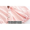 thumbnail image 3 of 3 Pack Baby Girls' One-Piece Rompers, Infant Cotton Summer Clothes 6-9 Months, 3 of 7