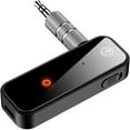 thumbnail image 2 of Adaptador Bluetooth Auxiliar para Coche, Receptor Bluetooth 5.0 2 en 1 con Pantalla, Adecuado para Coches, Altavoces, Sistemas estéreo y Auriculares, 2 of 6