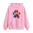 thumbnail image 4 of Girls 2 Piece Outfits Sweatsuit Long Sleeve Hoodie Sweatshirt and Sweatpant Kids Clothing Sets 2-14 Years, 4 of 6