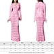 thumbnail image 2 of Vestido Atractivo Vestido ajustado para mujer Estilo elegante Traje diario con cuello en V profundo para mujer (Rosa S) Cgtredaw para Mujer Rosa T S, 2 of 6