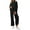 Black, variant on PRETTYGARDEN Women's 2 Piece Outfits Casual Long Sleeve Pullover Tops and Wide Leg Pants Knitted Lounge Sets