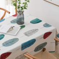thumbnail image 4 of Fall Sunflower Vinyl Tablecloth Rectangle Plastic PVC Oilcloth Tablecloths Wipeable Table Cloth Cover for Foot Folding Tables Kitchen Dining Room Table Crafting x, 4 of 7