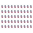 thumbnail image 2 of ​50-Pack Mini Snowman Wobble Toys - 1.4" Plastic Animated Figures, Christmas Party Favors White, 2 of 9